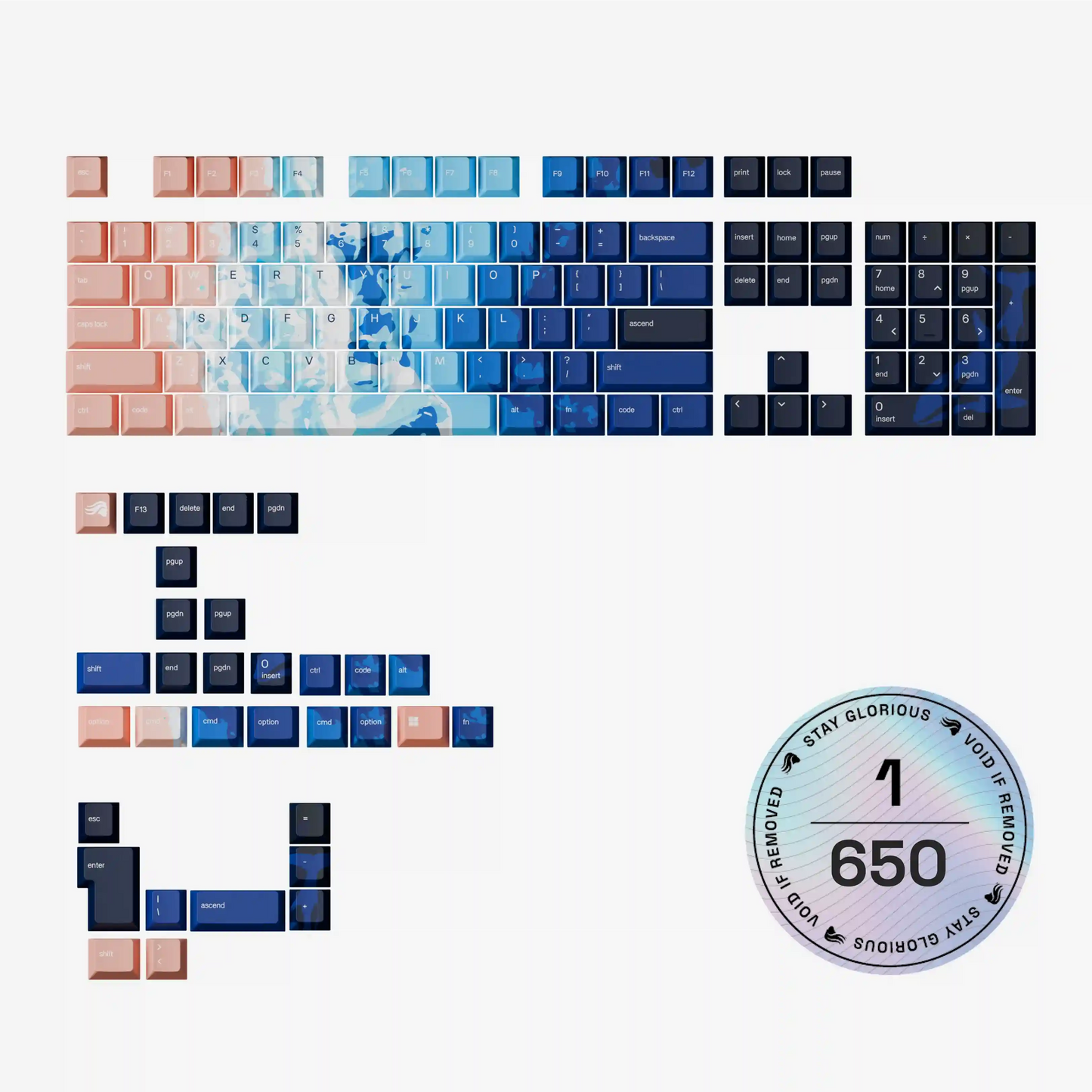 GPBT High Tide Keycaps