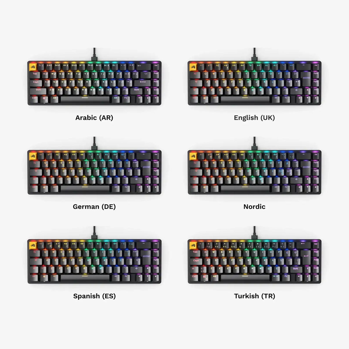 Glorious Mechanical Gaming Keyboard GMMK 2 Compact 65%