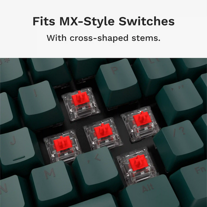 GPBT Totem Green Basics Keycaps