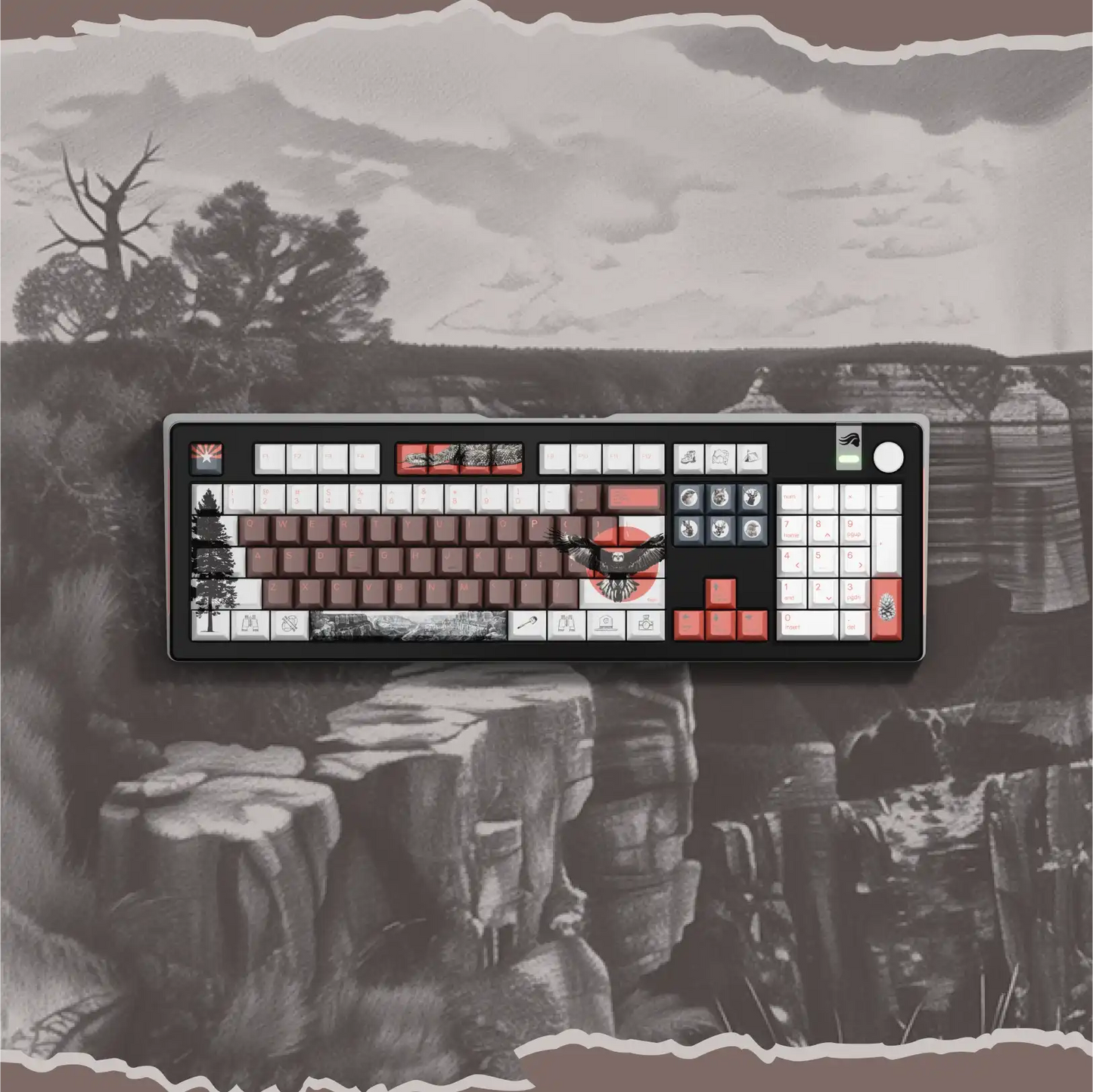 NPCA + Glorious GPBT National Parks Collection Keycaps