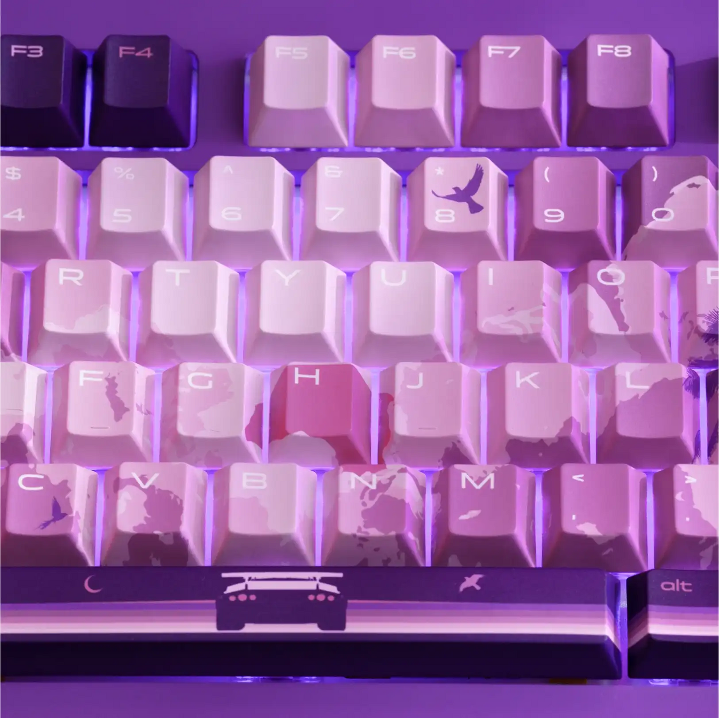 GPBT Synth Sunset Keycaps