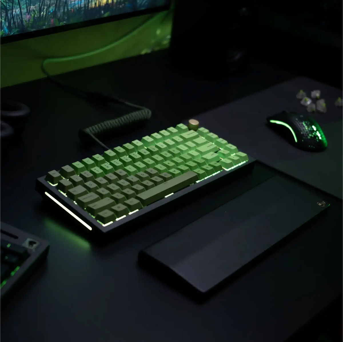 GPBT Olive Dye Sublimated Keycaps