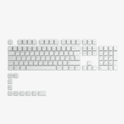 GPBT Arctic White Dye Sublimated Keycaps