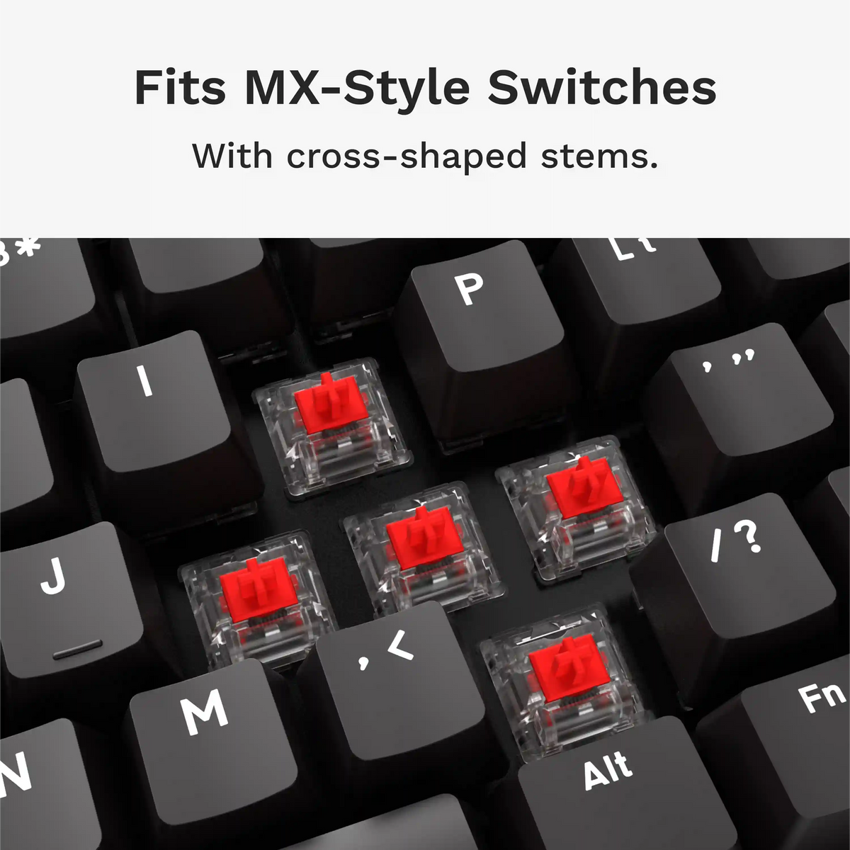 GPBT Classic Black Basics Keycaps