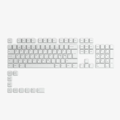 GPBT Arctic White Dye Sublimated Keycaps