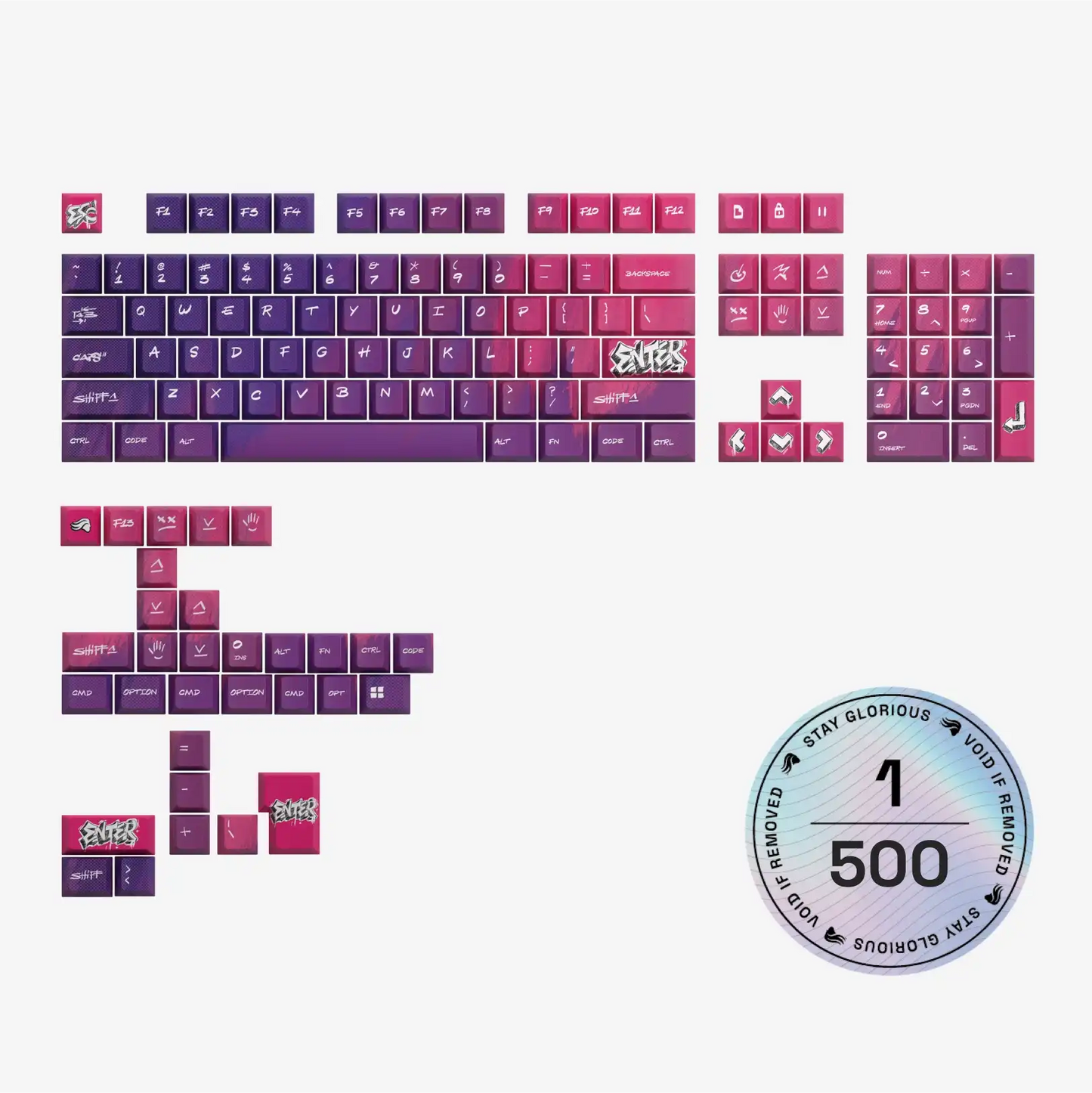 GPBT Power Panel Keycaps