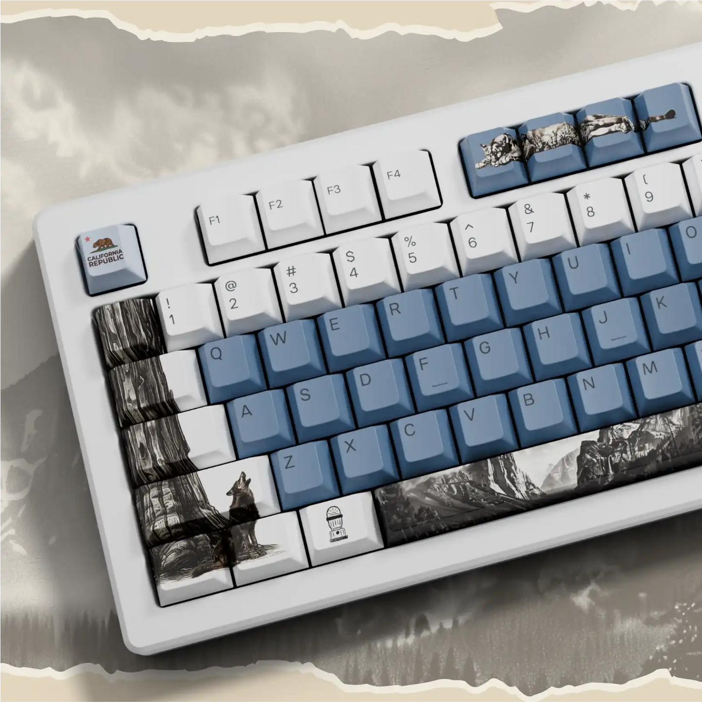 NPCA + Glorious GPBT National Parks Collection Keycaps