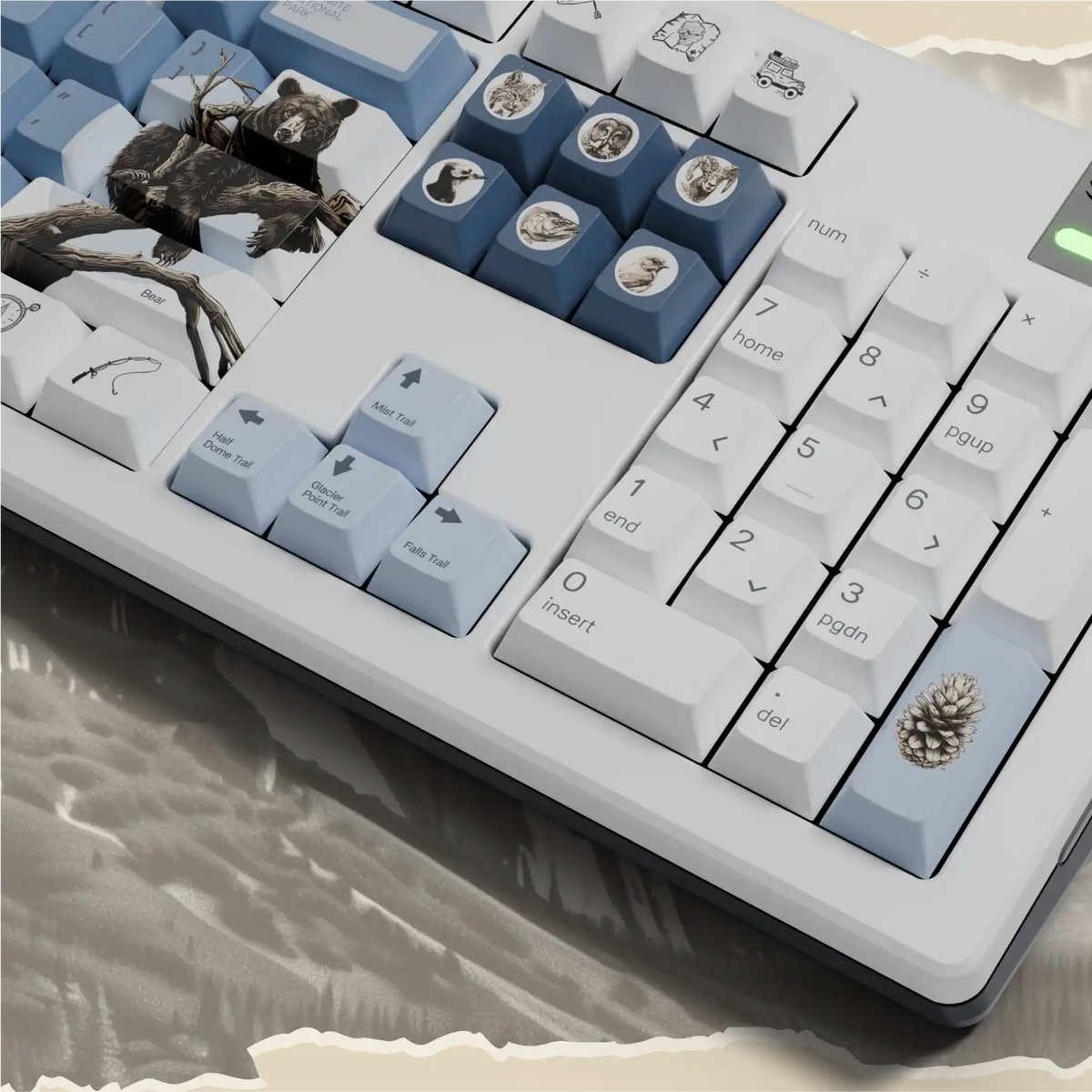 NPCA + Glorious GPBT National Parks Collection Keycaps