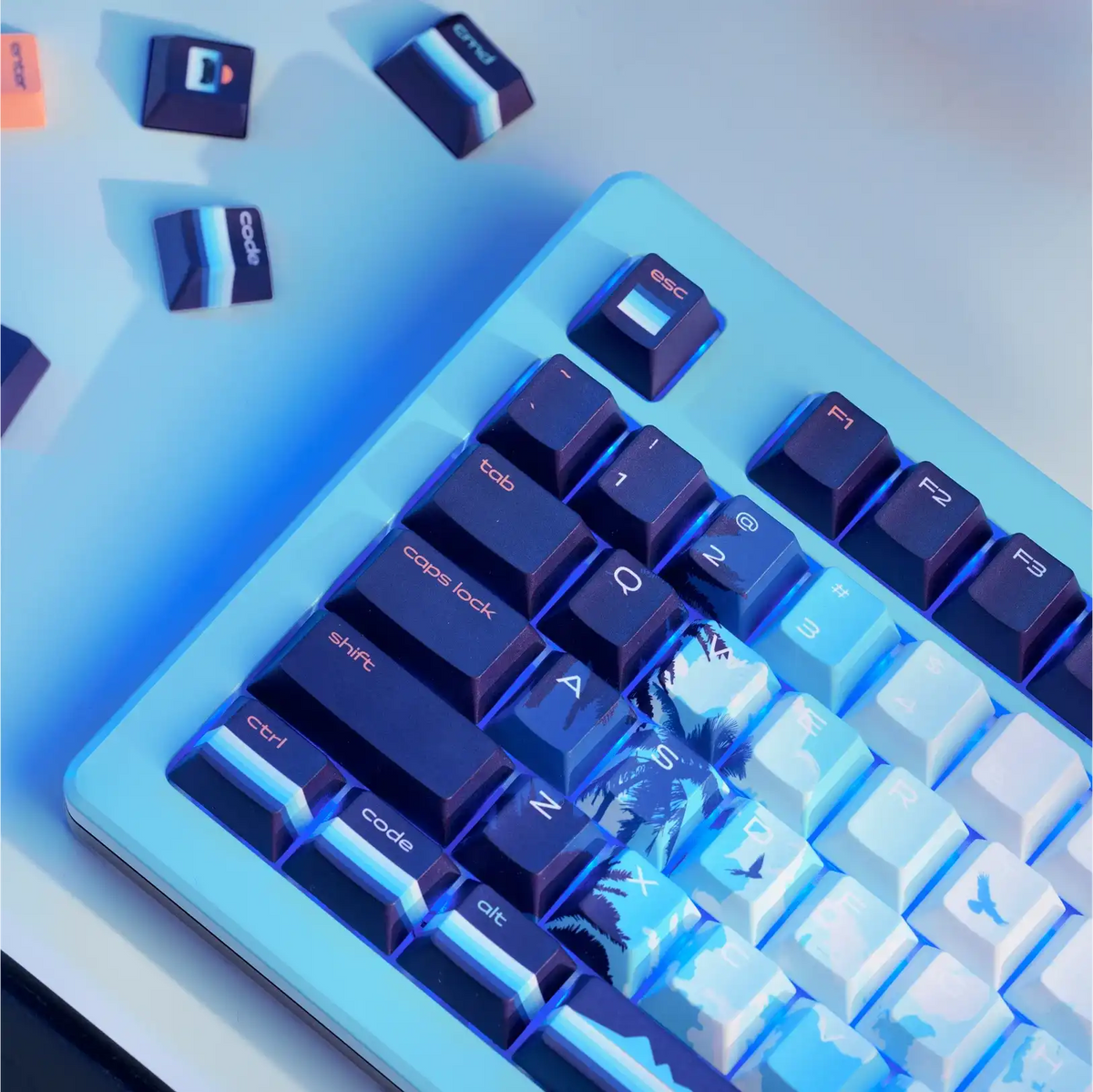 GPBT Synth Sunrise Keycaps