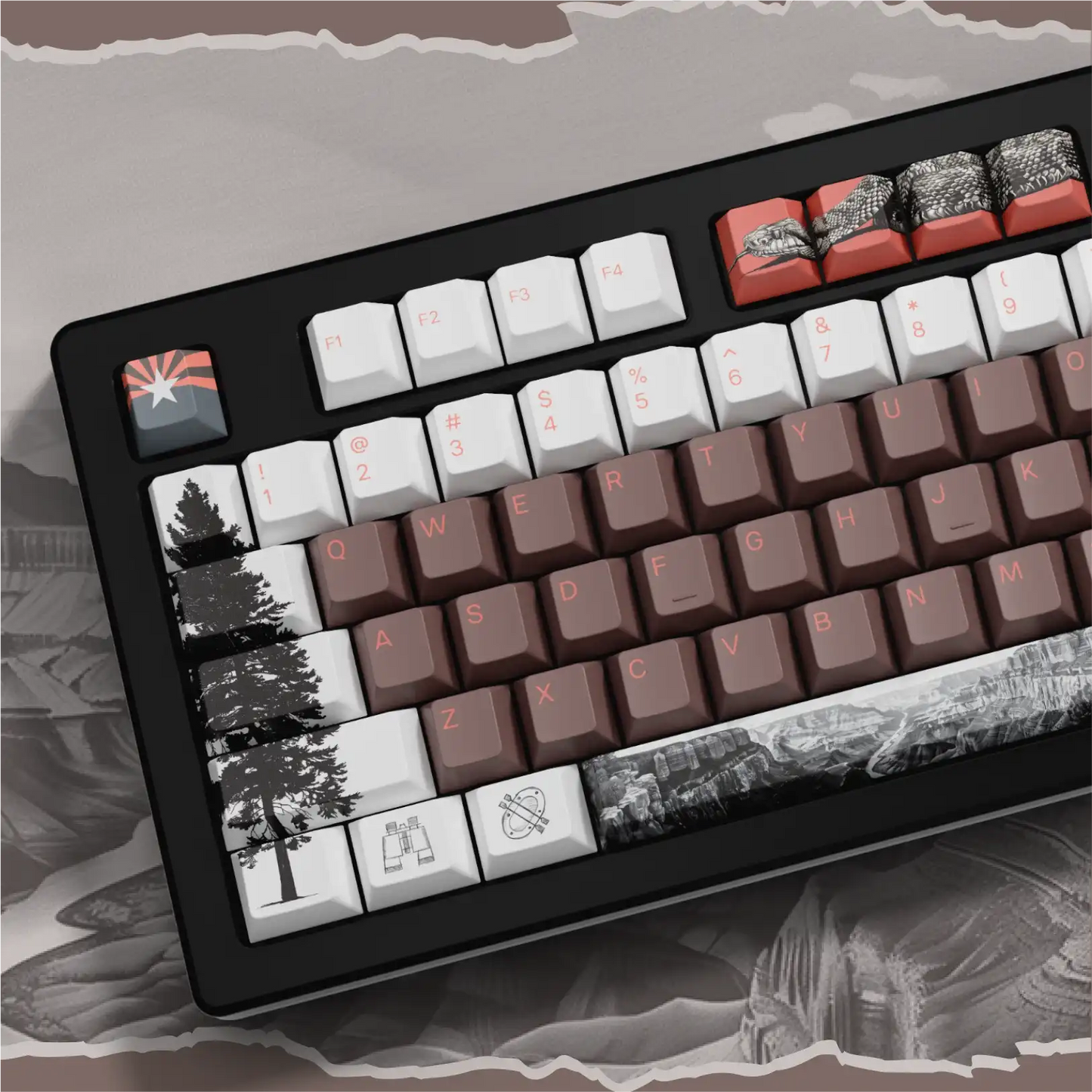 NPCA + Glorious GPBT National Parks Collection Keycaps