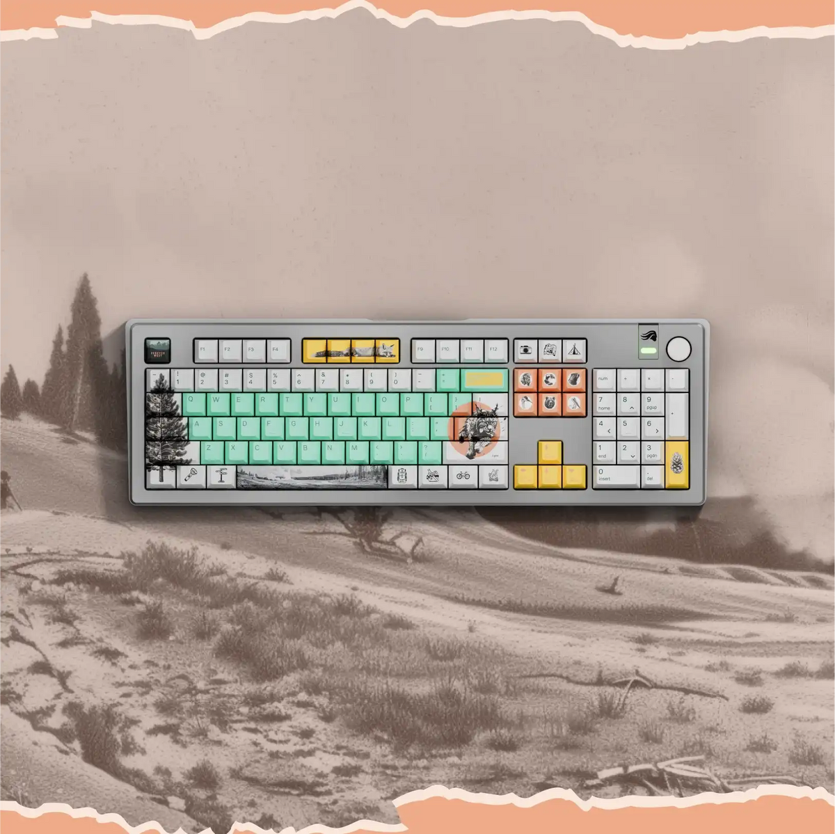 NPCA + Glorious GPBT National Parks Collection Keycaps